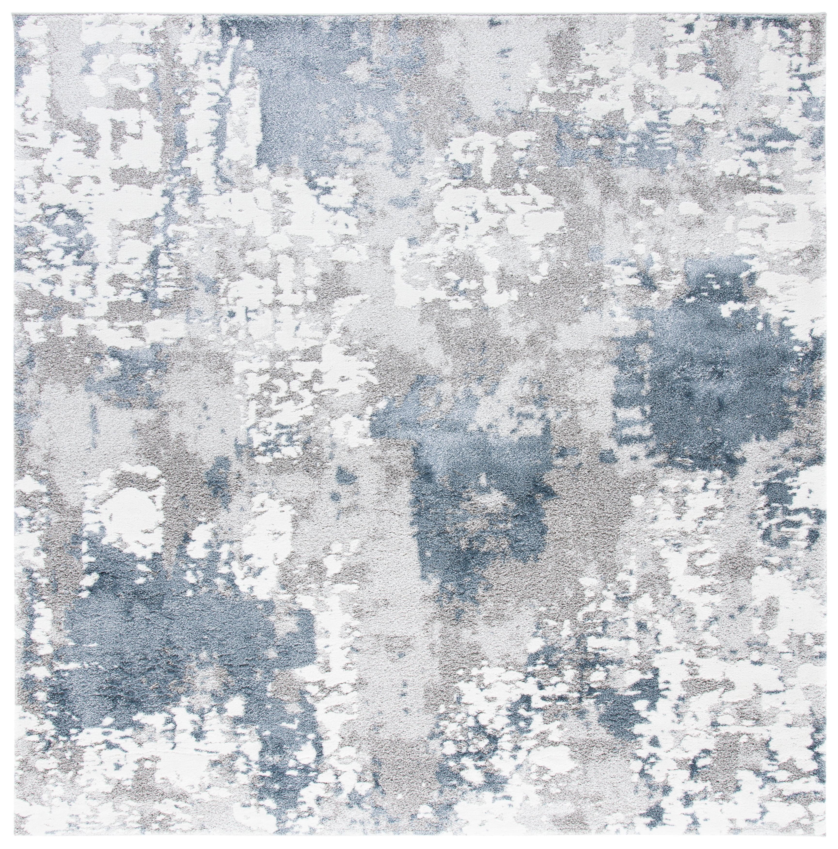 Century 300 CTY339 Power Loomed Indoor Area Rug - Grey/Blue - 8'x8' - Safavieh