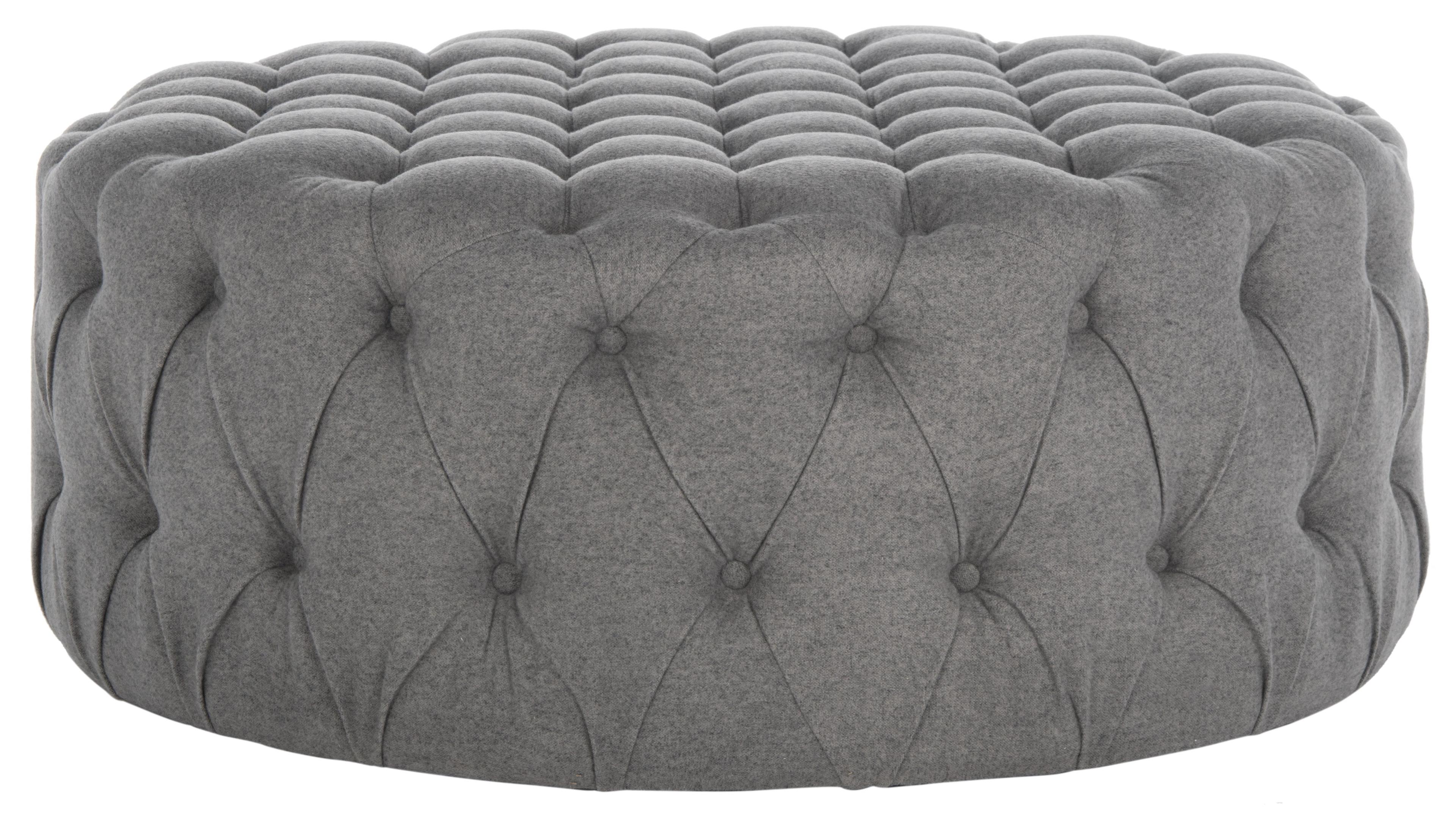 Charlene Tufted Cocktail Ottoman  - Safavieh