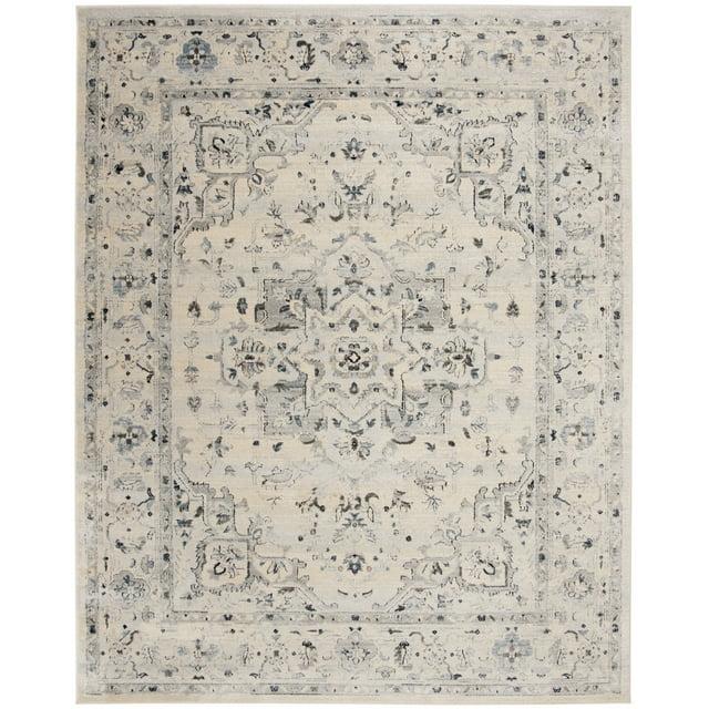 Charleston CHL411 Loomed Indoor Area Rug - Ivory/Light Blue - 9'x12' - Safavieh