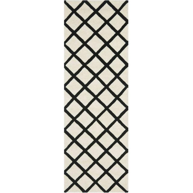 SAFAVIEH Chatham CHT718A Handmade Ivory / Black Rug