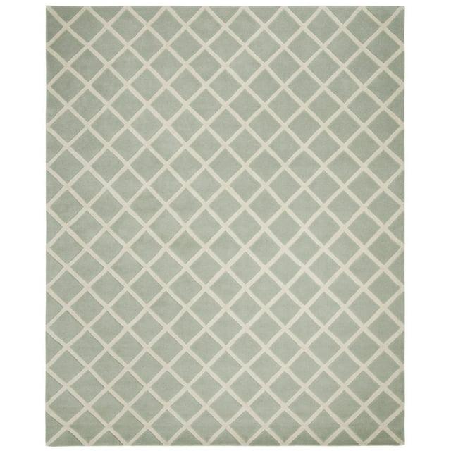 SAFAVIEH Chatham CHT718E Handmade Grey / Ivory Rug