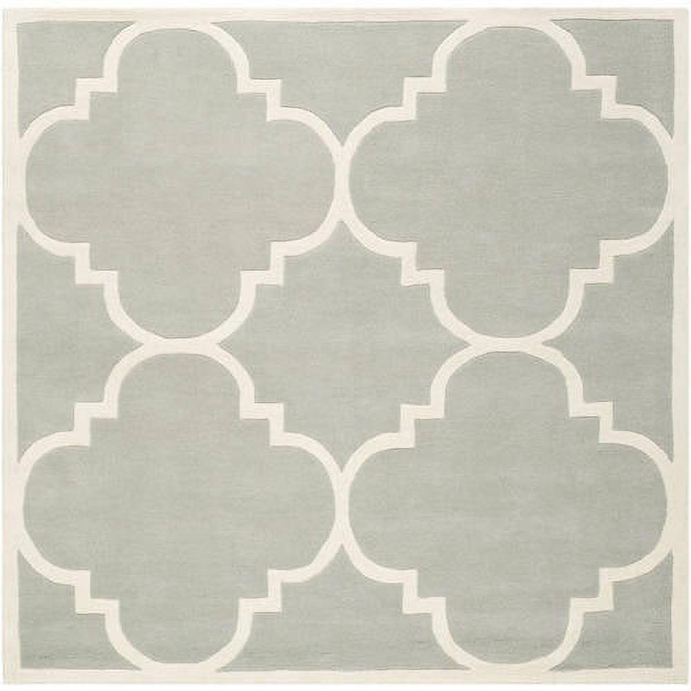 SAFAVIEH Chatham CHT730E Handmade Grey / Ivory Rug