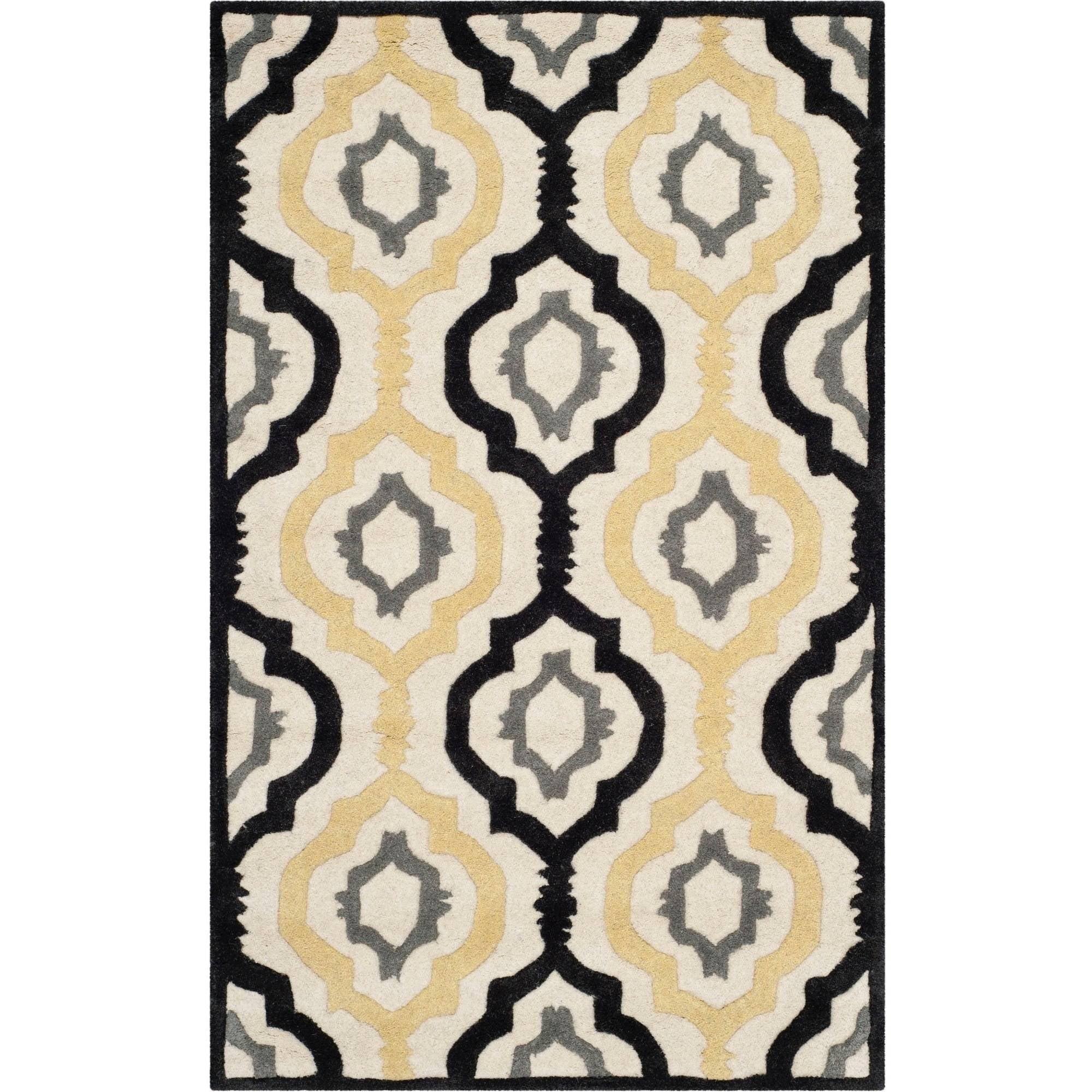 SAFAVIEH Chatham CHT747A Handmade Ivory / Multi Rug