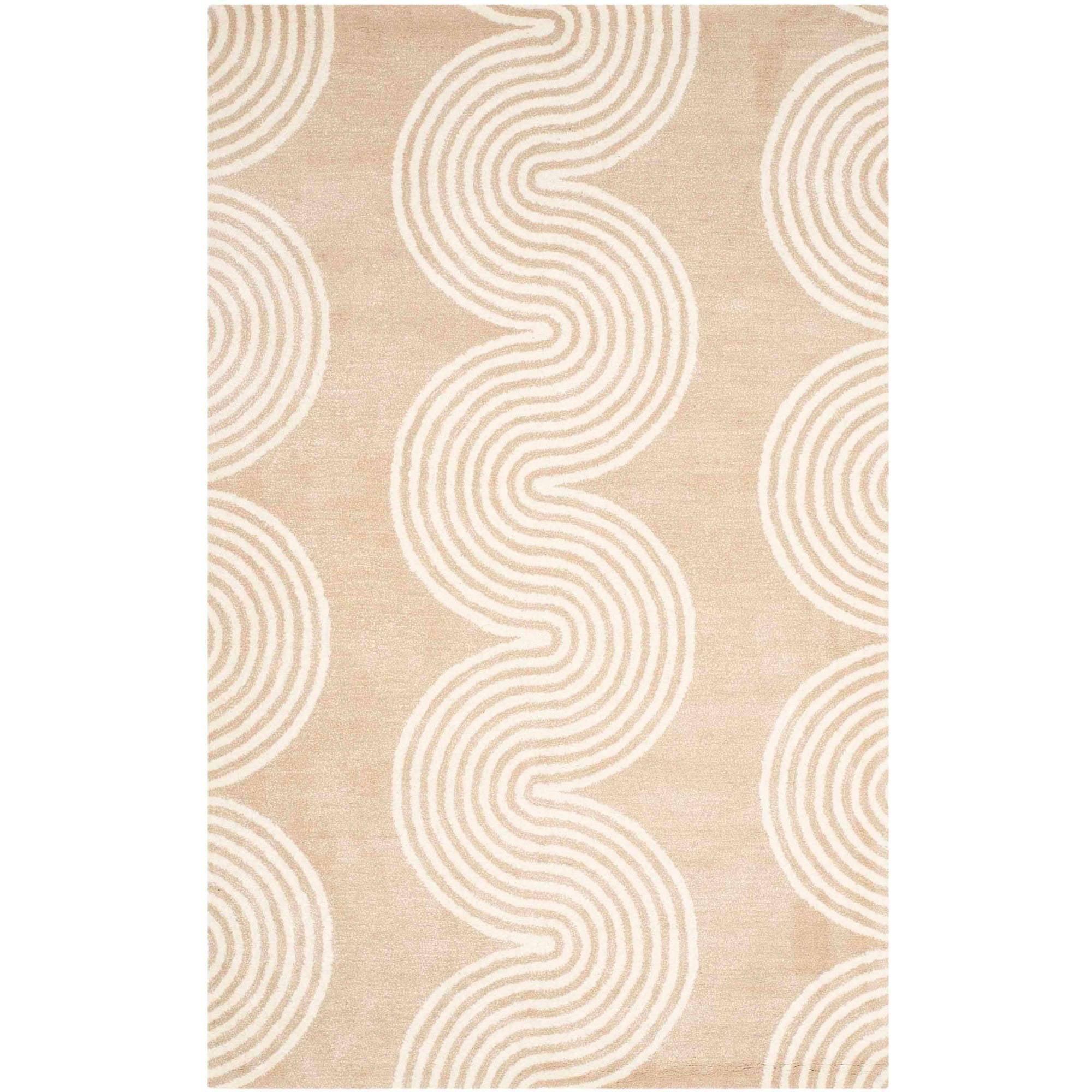 SAFAVIEH Chatham CHT761H Handmade Beige / Ivory Rug