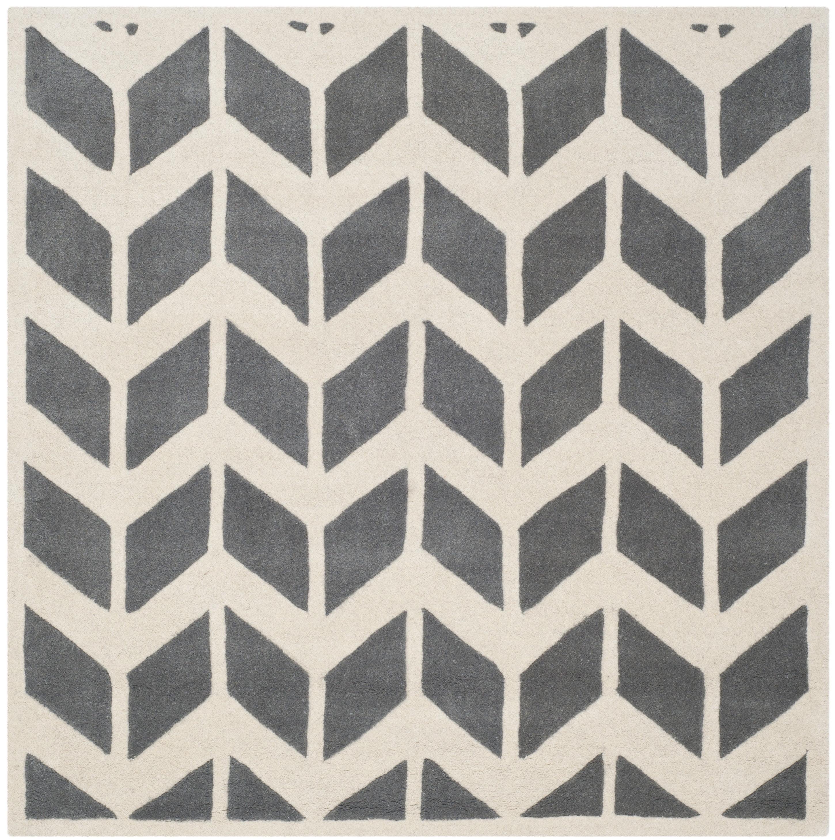 DASTINGO Chatham Hand Tufted Wool Chevron Rug