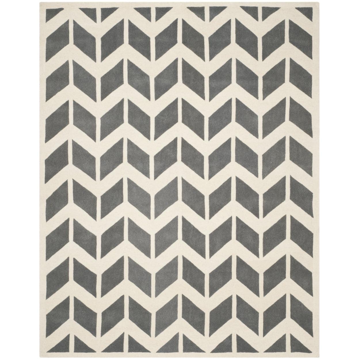 DASTINGO Chatham Hand Tufted Wool Chevron Rug