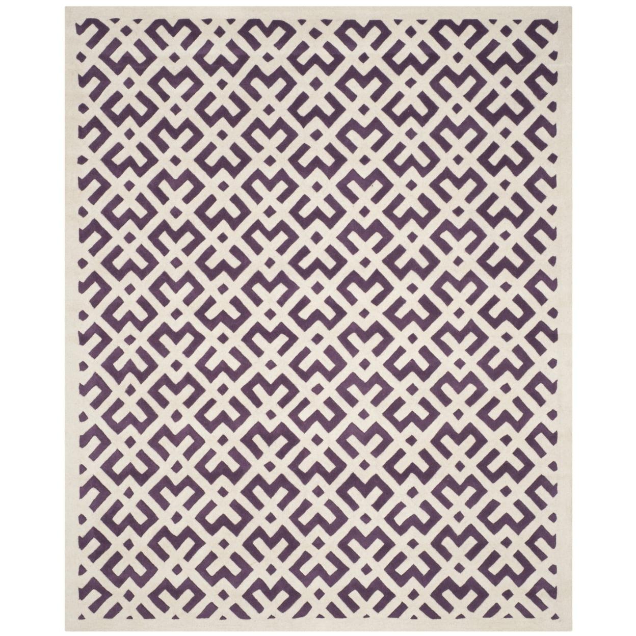 Safavieh Chatham Hand Tufted Wool Geometric Rug | Wayfair