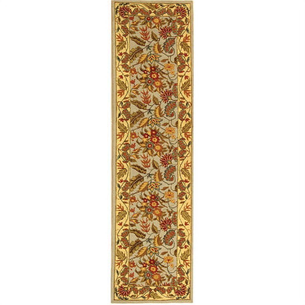 Chelsea HK141 Handmade Runner Rug - 2'6"x20' - Light Blue - Safavieh