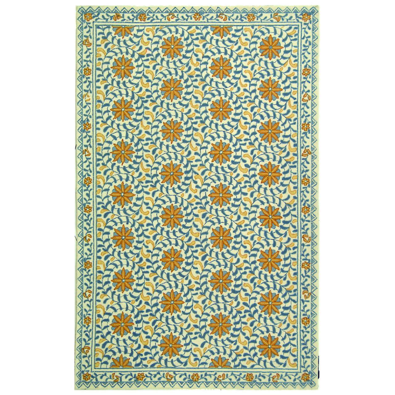 Chelsea Hand Hooked Wool Floral Rug