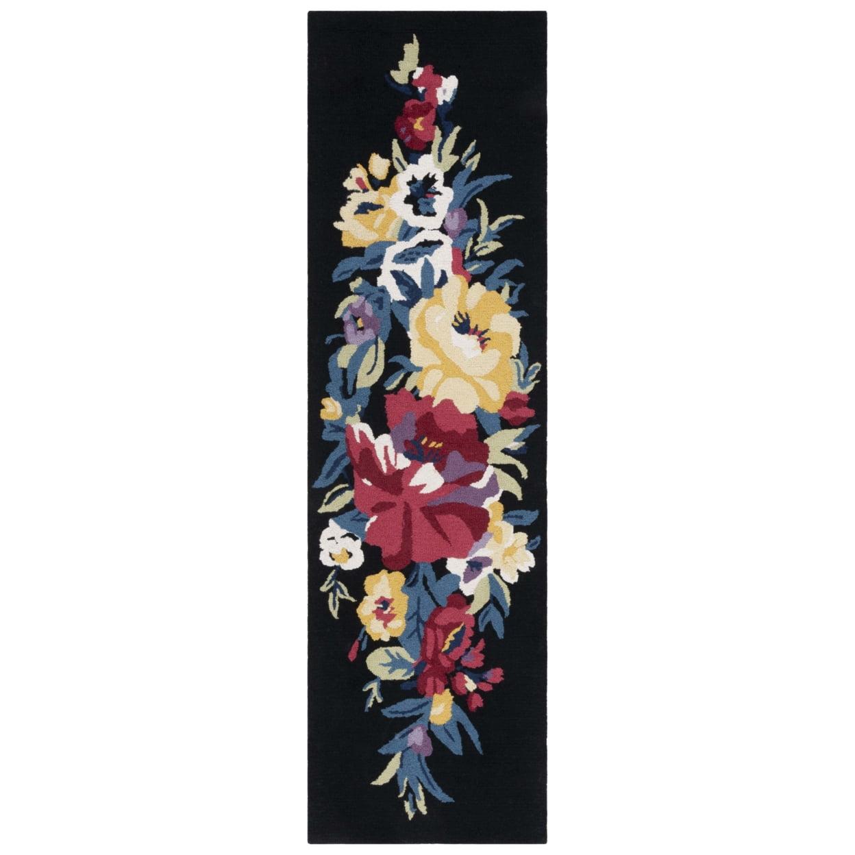 Chelsea HK11 Handmade Accent Rug - 2'6"x4' - Black - Safavieh
