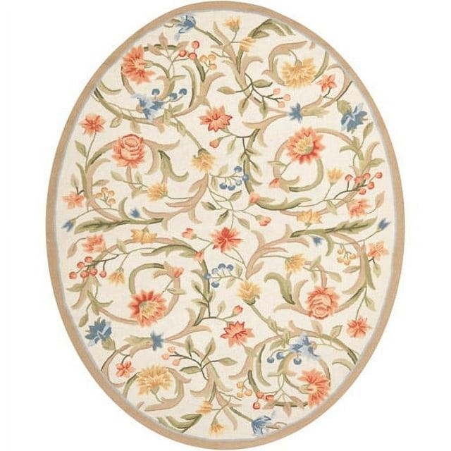 Safavieh Hand Hooked Wool Floral Rug | Wayfair