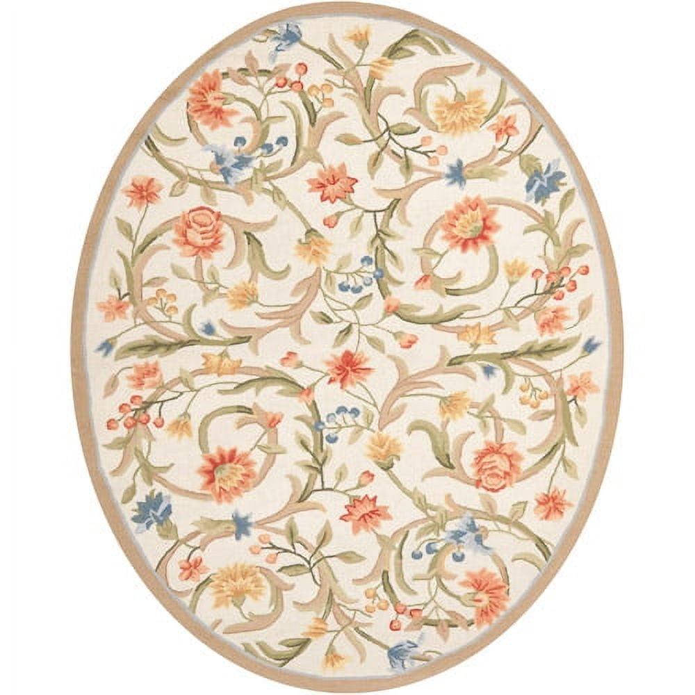Chelsea HK248 Handmade Area Rug - 5'3"x8'3" - Ivory - Safavieh