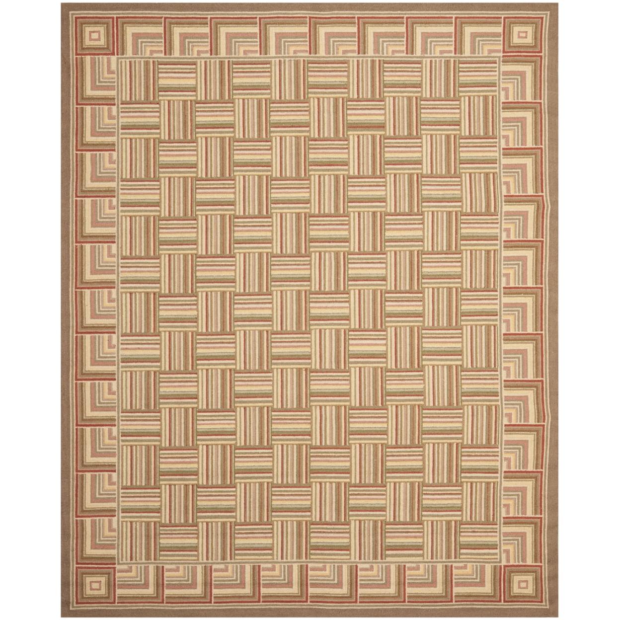 Chelsea Hand Hooked Wool Geometric Rug