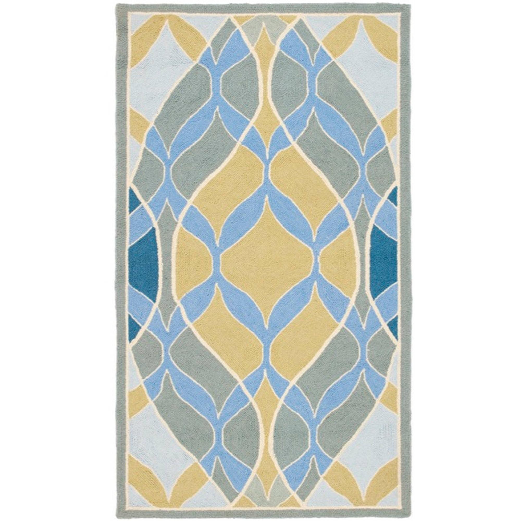 Chelsea Hand Hooked Wool Abstract Rug