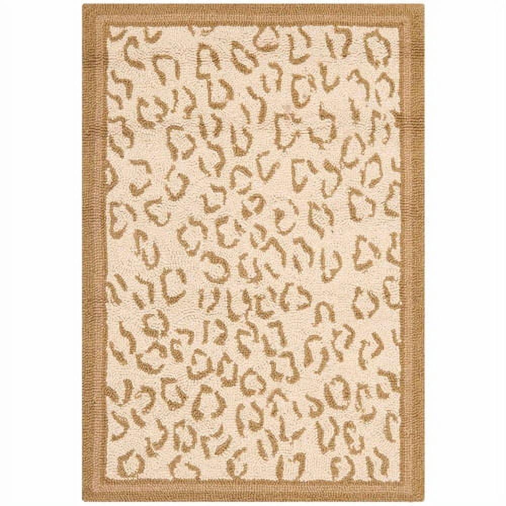 Chelsea Hand Hooked Wool Animal Print Rug