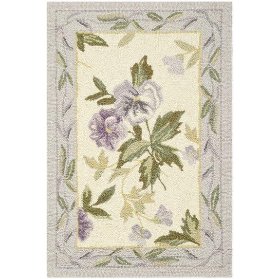 Chelsea HK54 Hand Hooked Accent Rug - Ivory - 1'8"x2'6" - Safavieh.
