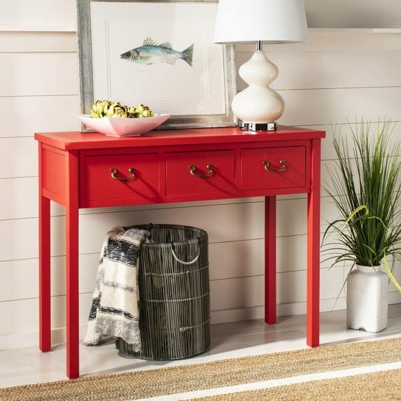 Cindy Console Table - Hot Red - Safavieh