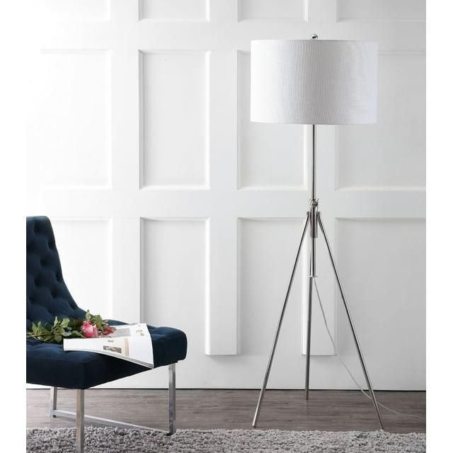 Cipriana Floor Lamp - FLL4007 - Silver/White - Safavieh