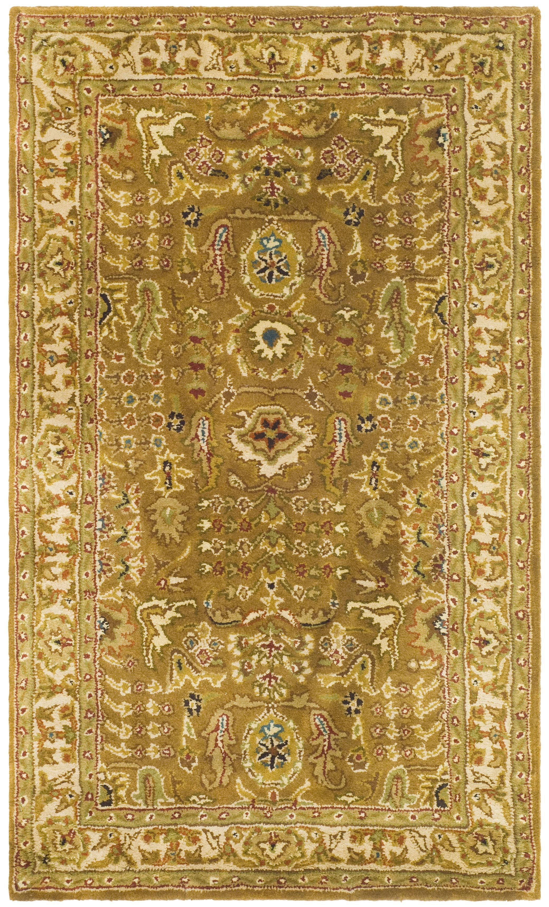 Chattooga Oriental Hand-Tufted Wool Gold Area Rug