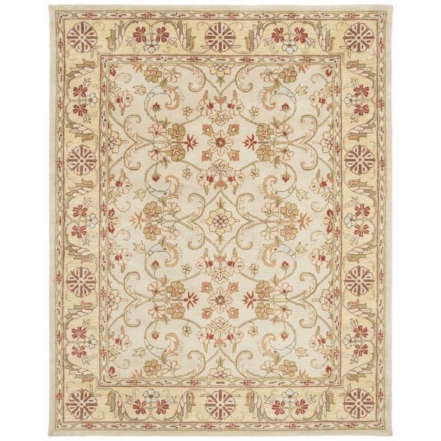 SAFAVIEH Classic Chedomir Floral Wool Area Rug, Gold/Cola, 2'3" x 4'
