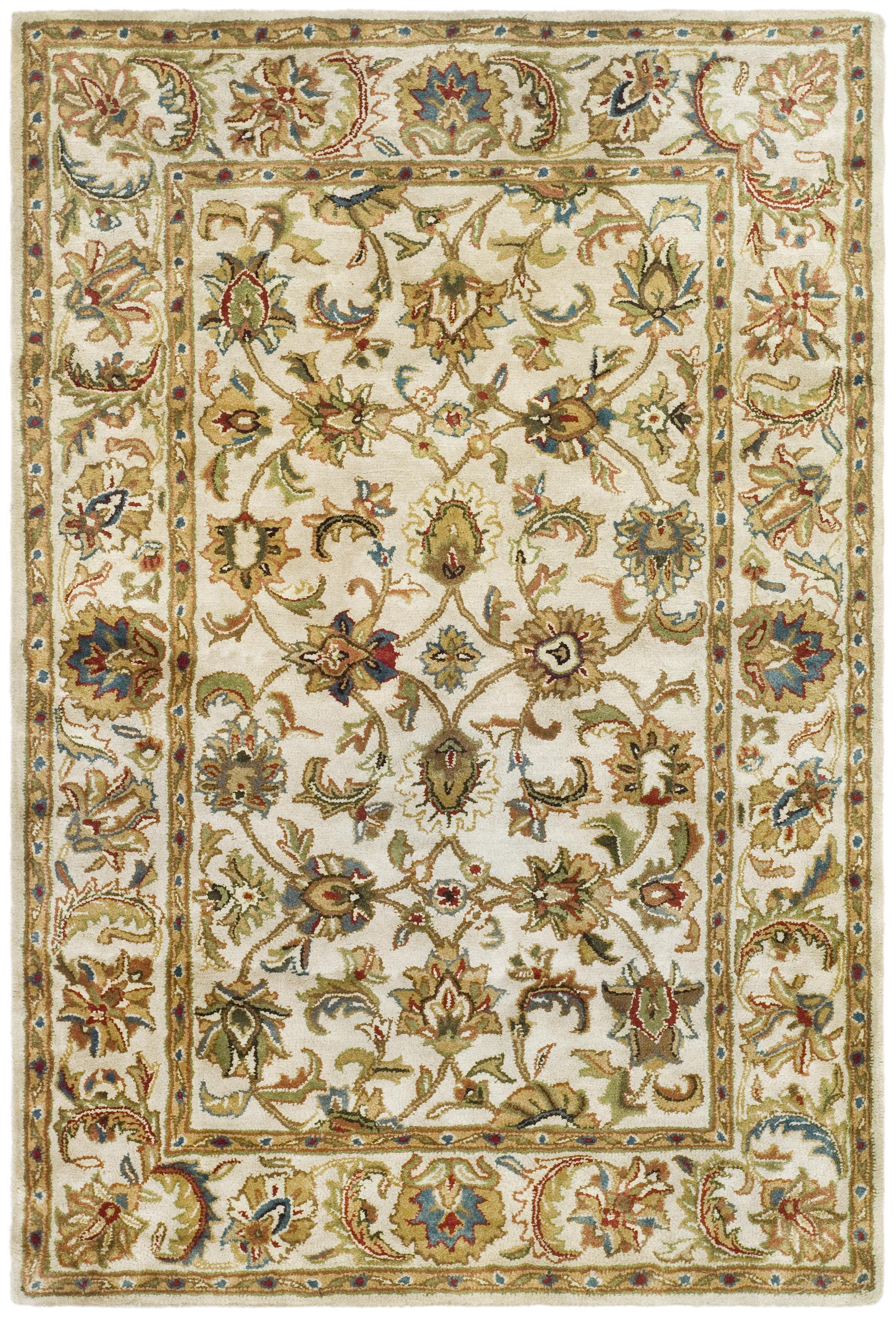 SAFAVIEH Classic Gloria Traditional Wool Area Rug, Ivory, 8'3" x 11'