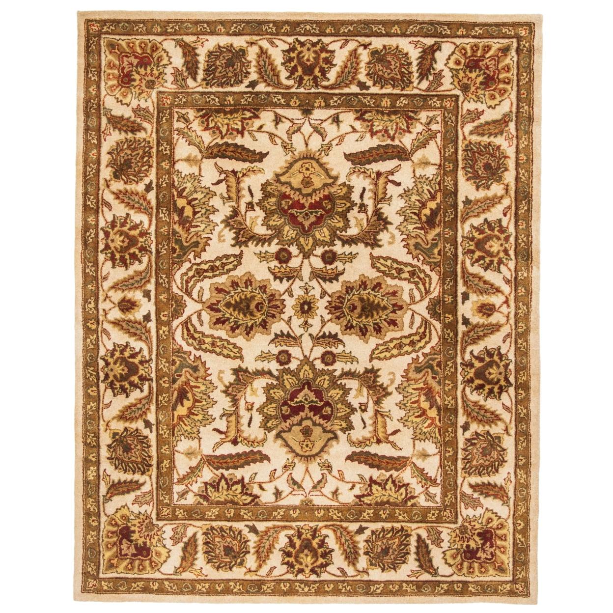 SAFAVIEH Classic Shanelle Traditional Wool Area Rug, Camel, 3' x 5'