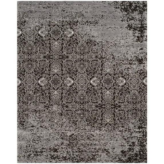 Classic Vintage CLV224 Loomed Indoor Area Rug - Silver/Brown - 8'x10' - Safavieh