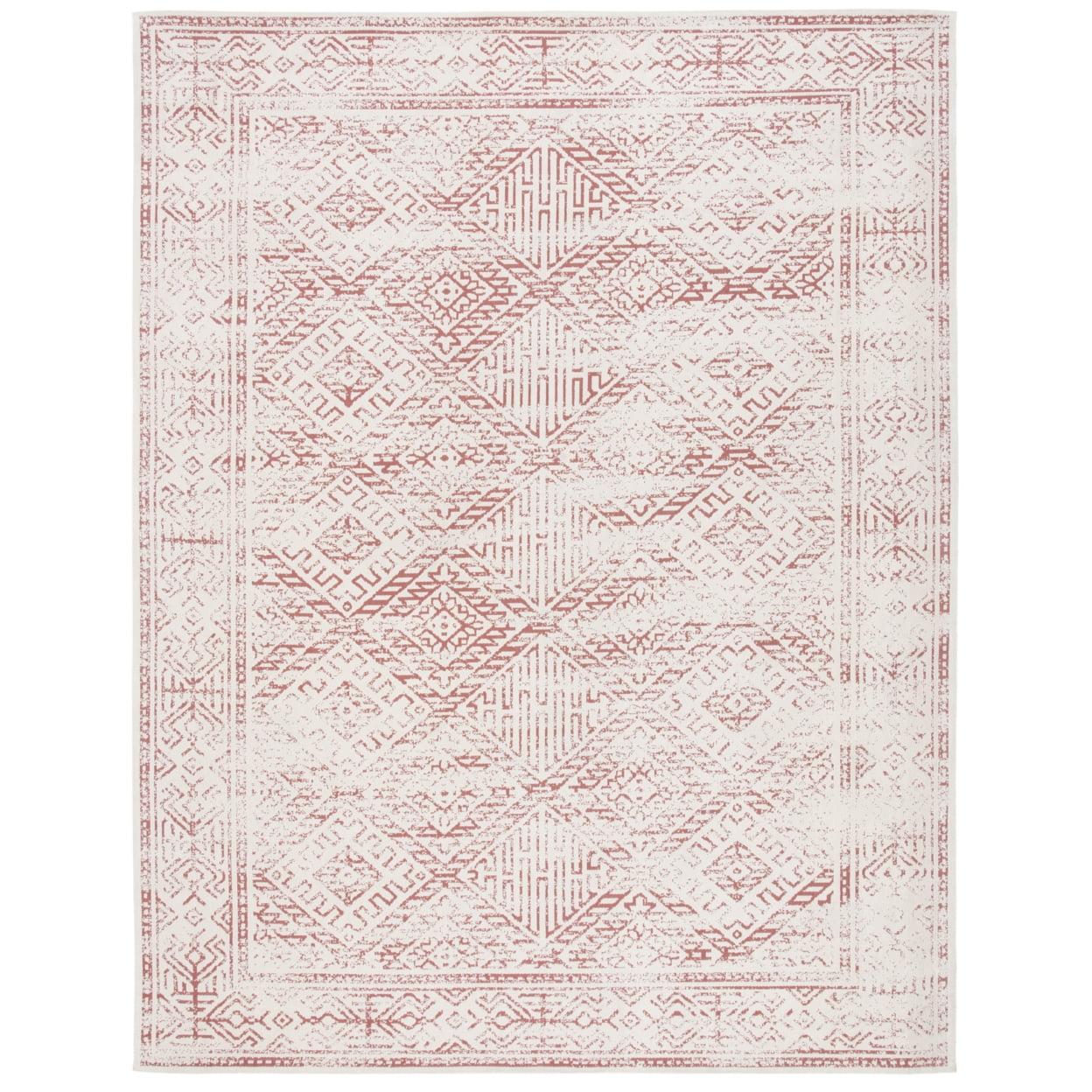 Classic Vintage CLV126 Woven Indoor Area Rug - Beige/Red - 6'x9' - Safavieh