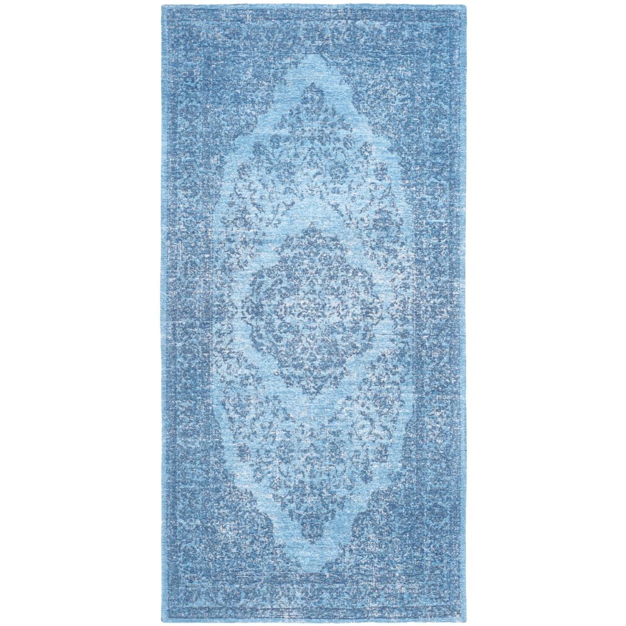Classic Vintage CLV121 Loomed Indoor Runner Rug - Blue - 2'4"x8' - Safavieh