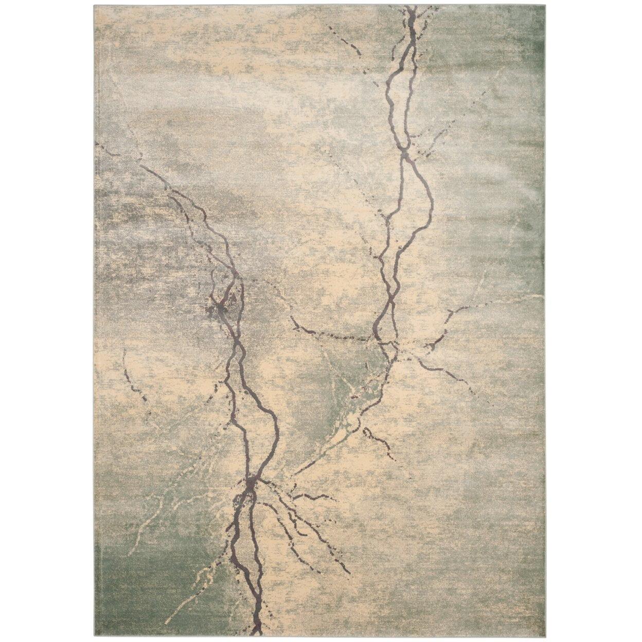 Constellation Vintage CNV748 Loomed Indoor Area Rug - Light Grey/Multi - 5'3"x7'6" - Safavieh