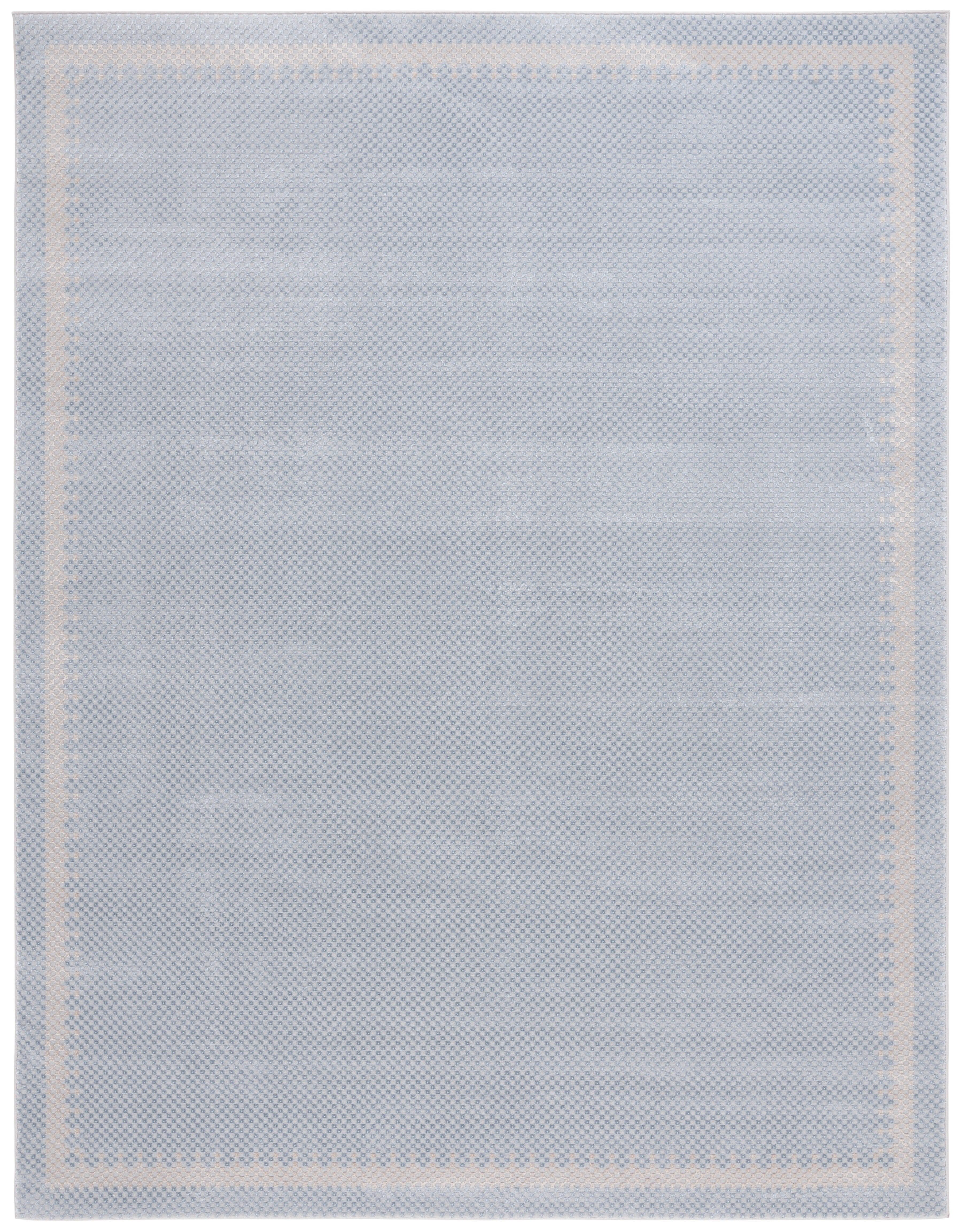SAFAVIEH Continental Ermintrude Distressed Area Rug, Blue/Beige, 6'7" x 9'