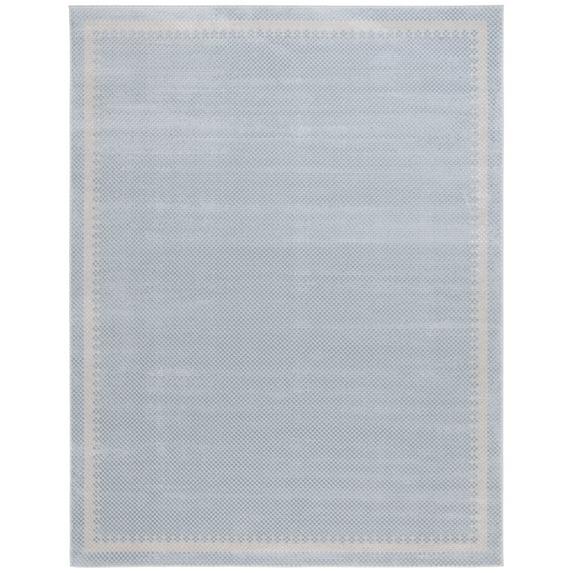 SAFAVIEH Continental Ermintrude Distressed Area Rug, Blue/Beige, 6'7" x 9'