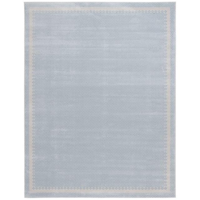 SAFAVIEH Continental Ermintrude Distressed Area Rug, Blue/Beige, 6'7" x 9'