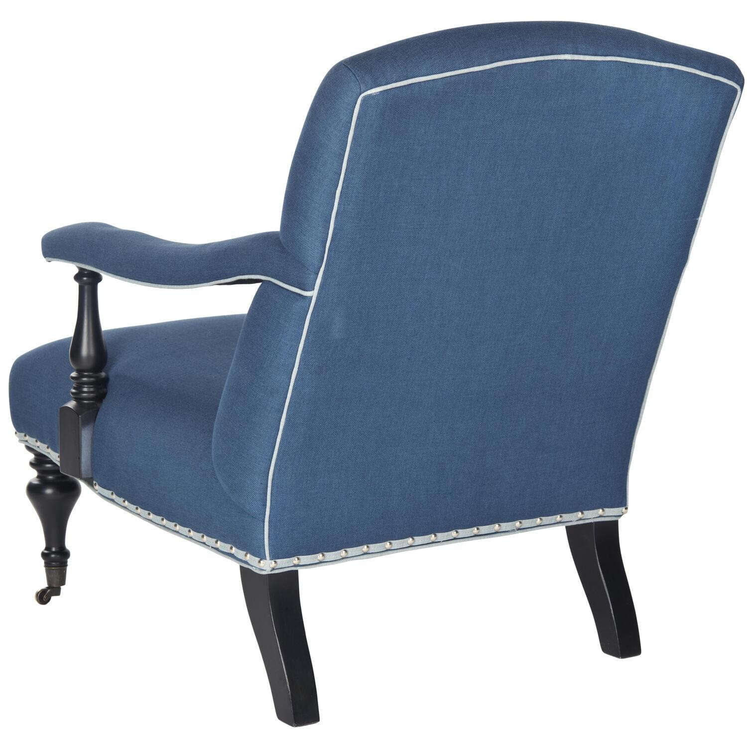 Devona Arm Chair - MCR4731 - Steel Blue - Safavieh