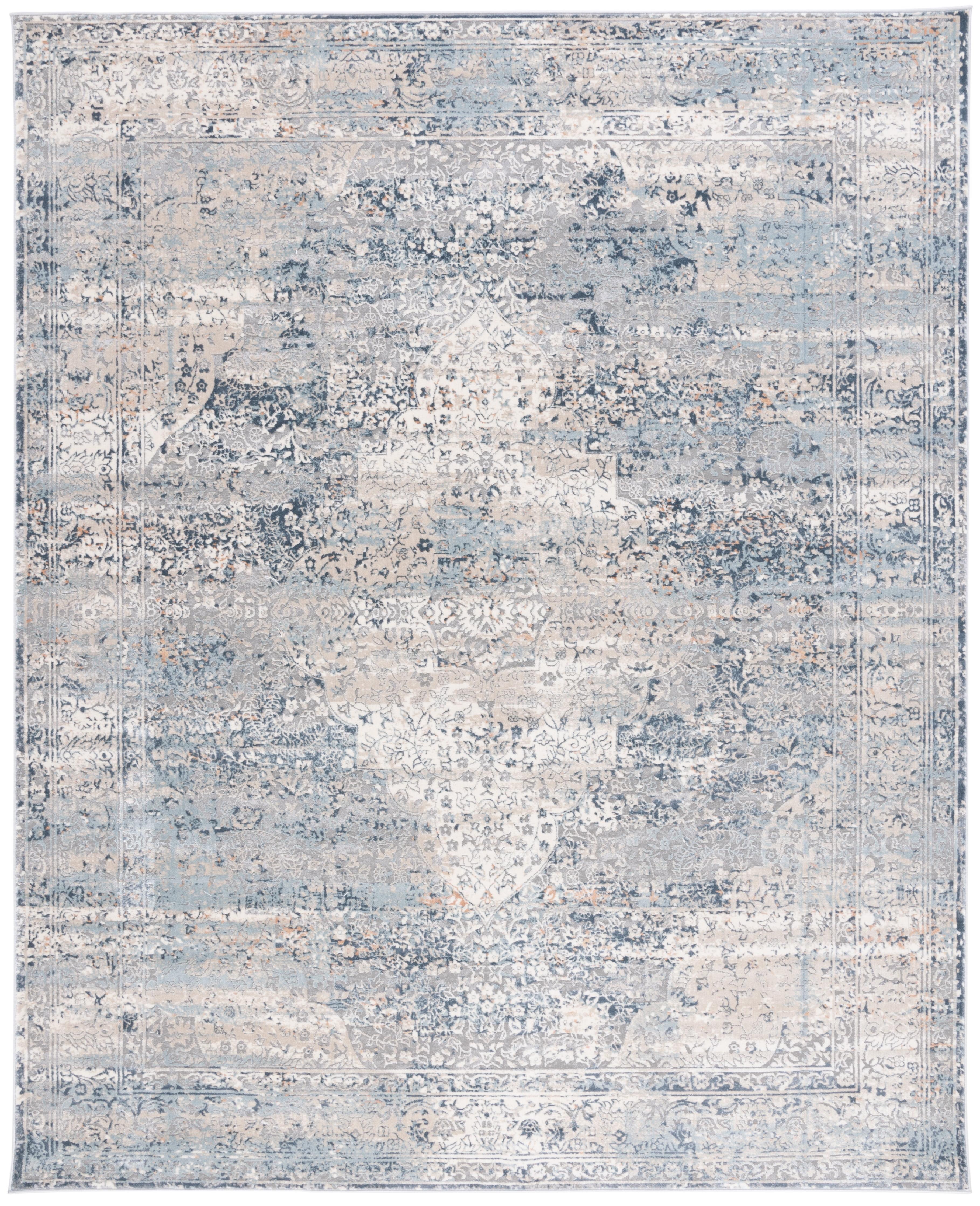 Cosmopolitan 600 CSM693 Power Loomed Indoor Area Rug - Cream/Beige - 9'x12' - Safavieh