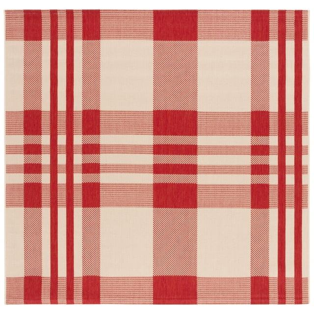 Courtyard Performance Plaid Rug
