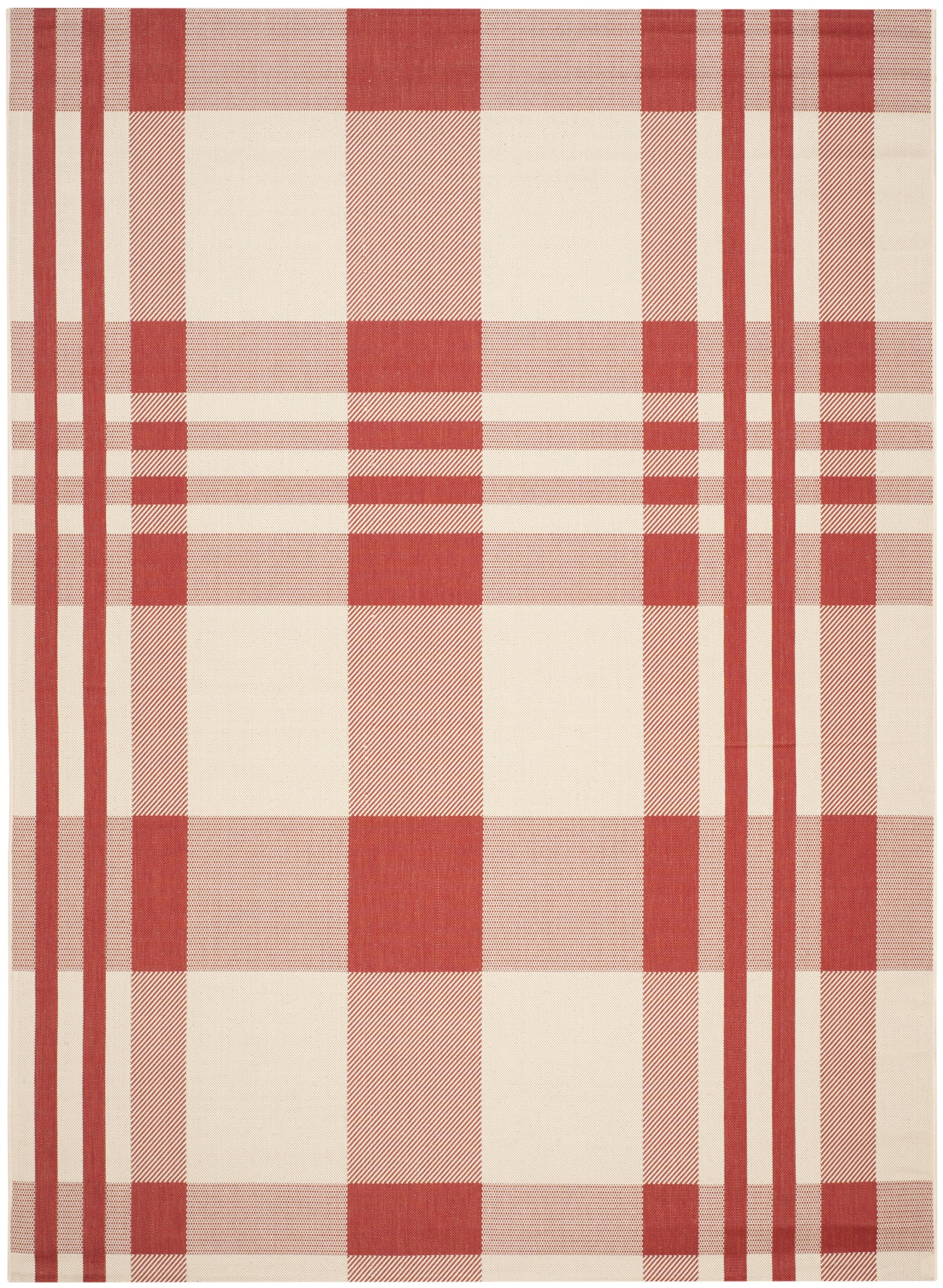 Courtyard Performance Plaid Rug