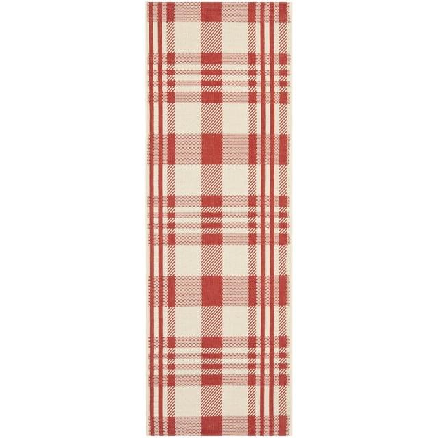 Courtyard Performance Plaid Rug