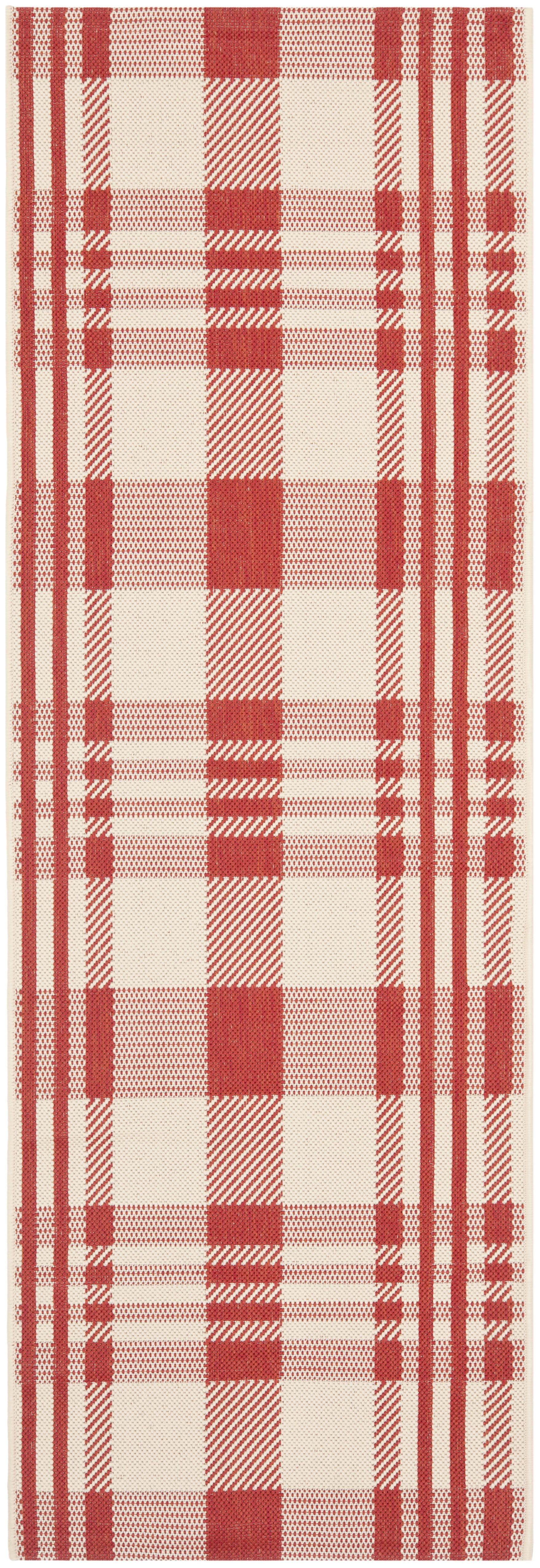 Courtyard Performance Plaid Rug