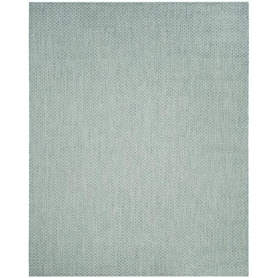 Courtyard CY8653 Power Loomed Indoor and Outdoor Area Rug - Light Blue/Light Grey - 8'x11' - Safavieh