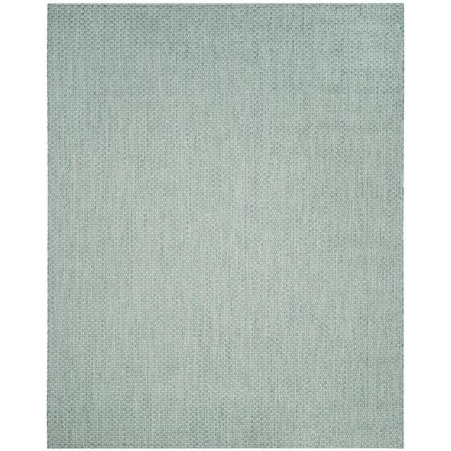 Courtyard CY8653 Power Loomed Indoor and Outdoor Area Rug - Light Blue/Light Grey - 8'x11' - Safavieh