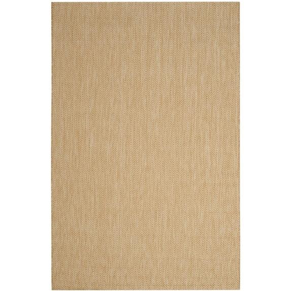 SAFAVIEH Hampton Hoyt Zig-Zag Indoor/Outdoor Area Rug, Natural, 9' x 12'