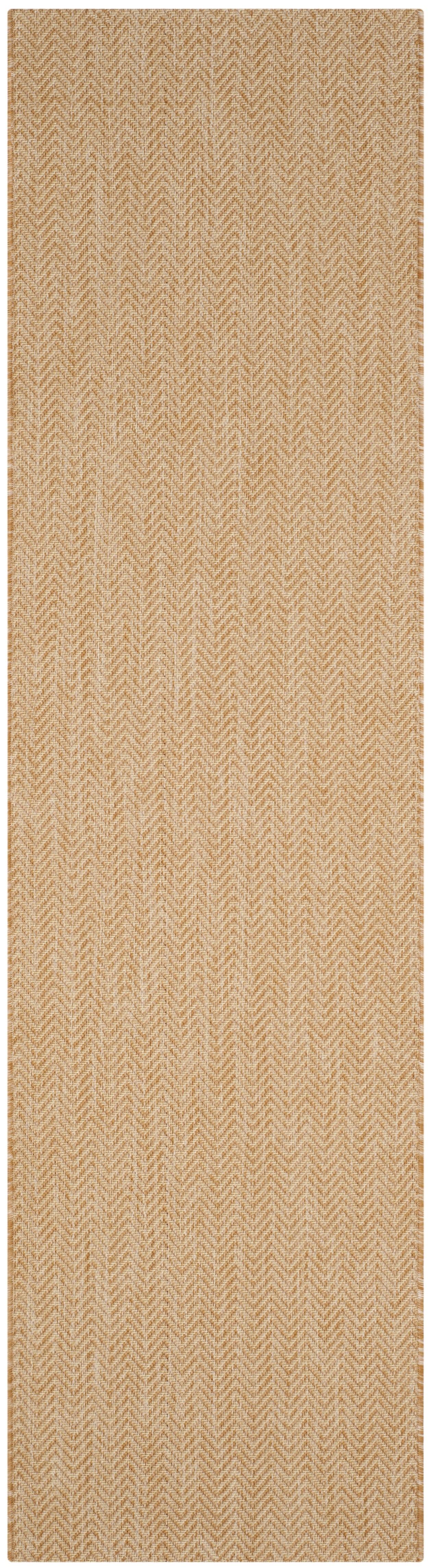 Courtyard CY8022 Power Loomed Indoor and Outdoor Runner Rug - Natural/Cream - 2'3"x14' - Safavieh