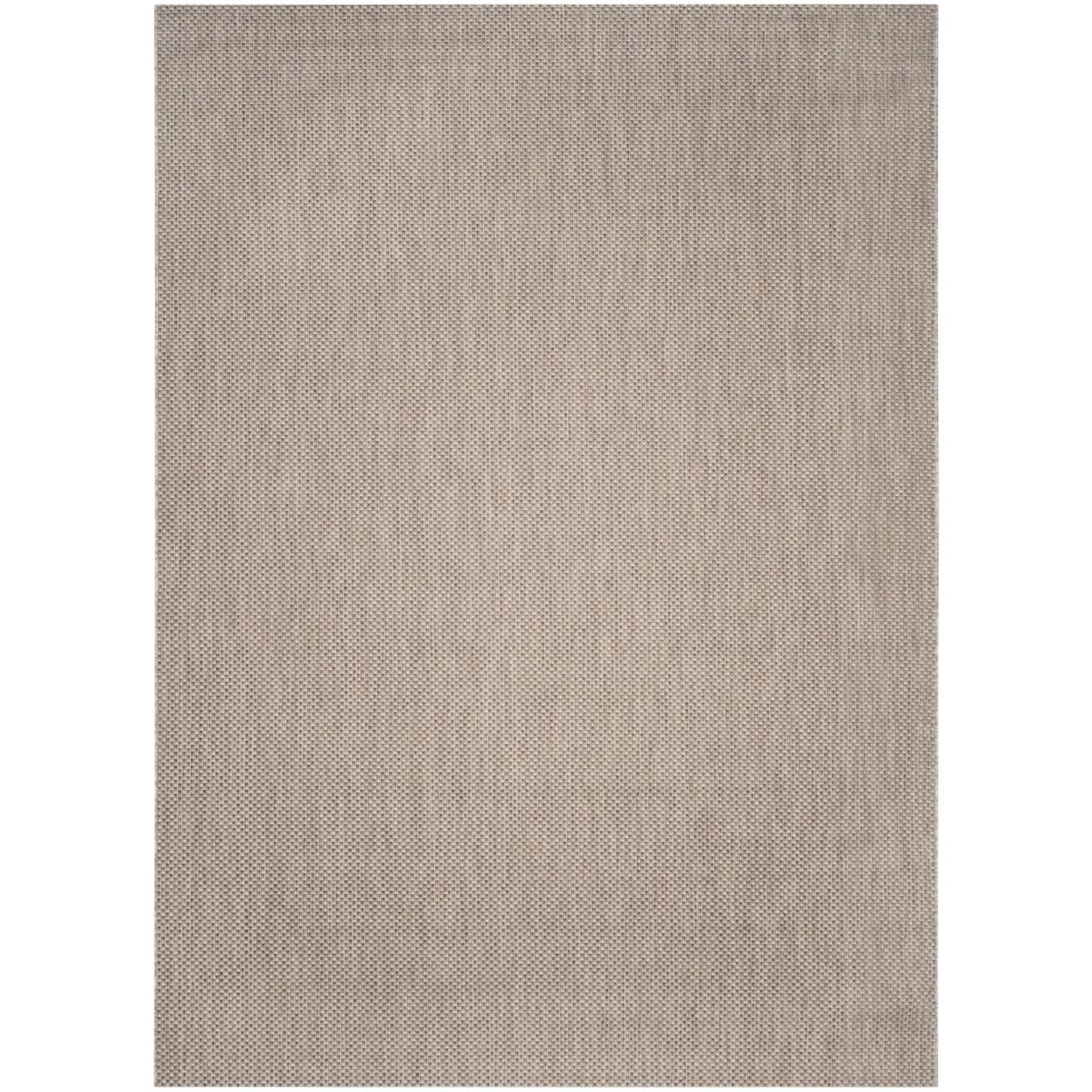 Courtyard CY8521 Power Loomed Indoor/Outdoor Area Rug - Beige/Brown - 6'7"x9'6" - Safavieh.