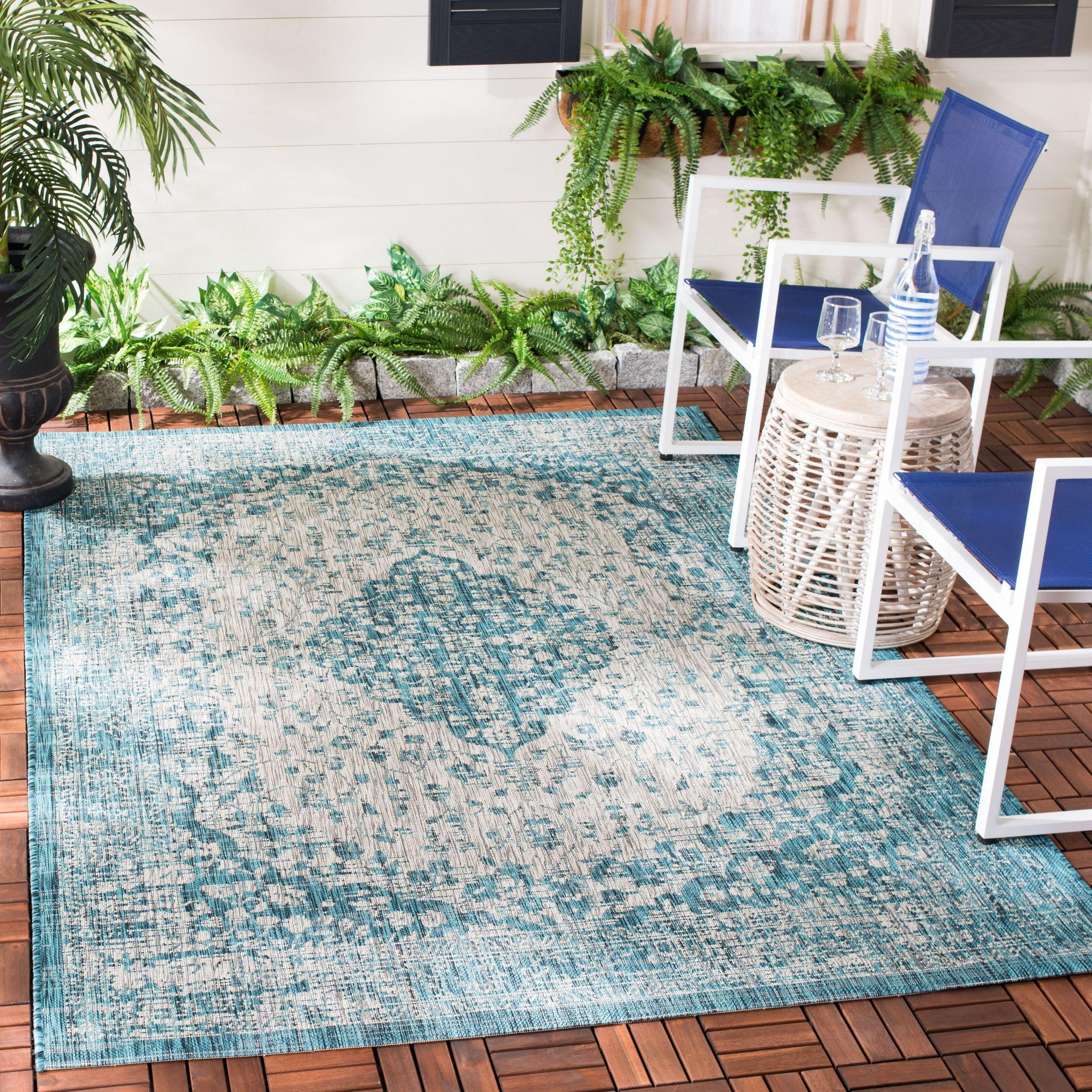 Courtyard CY8720 Power Loomed Indoor/Outdoor Area Rug  - Safavieh