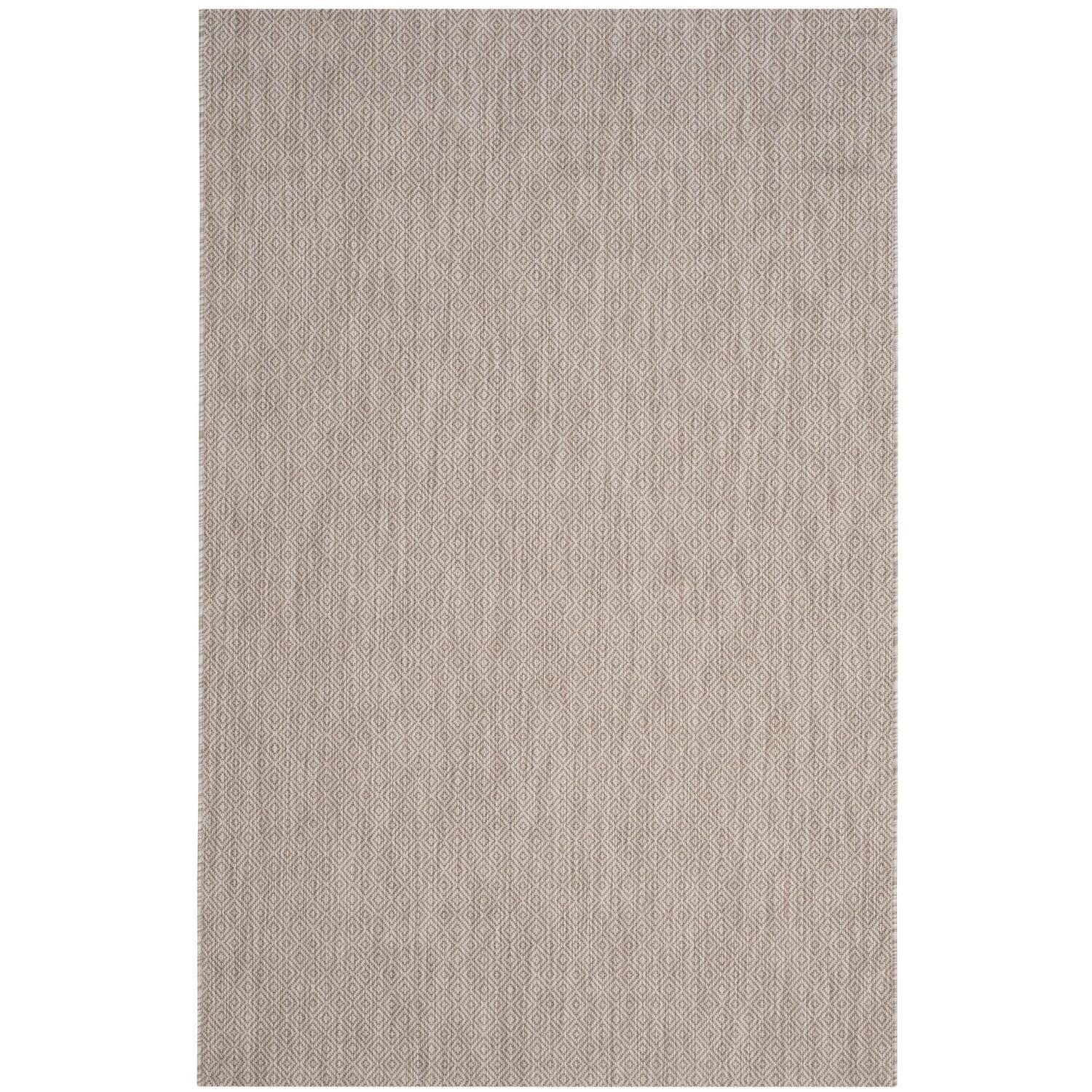 Courtyard CY8520 Power Loomed Indoor and Outdoor Area Rug - Beige/Beige - 5'3"x7'7" - Safavieh