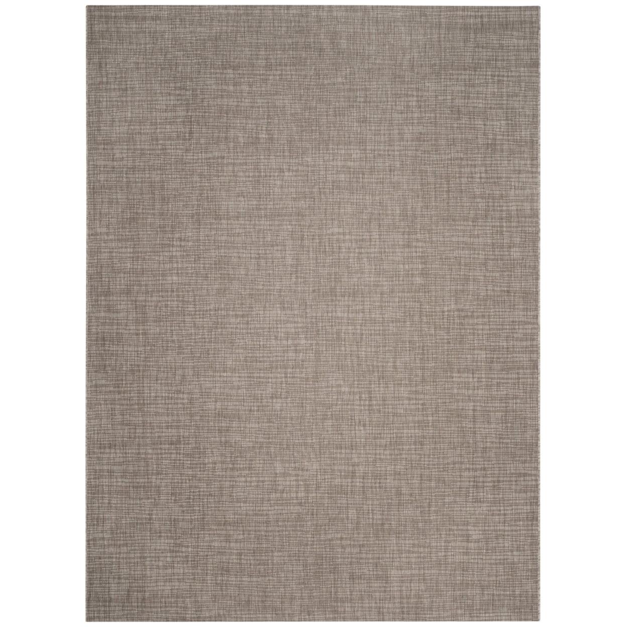 Courtyard CY8576 Power Loomed Indoor and Outdoor Area Rug - Light Brown - 8'x11' - Safavieh