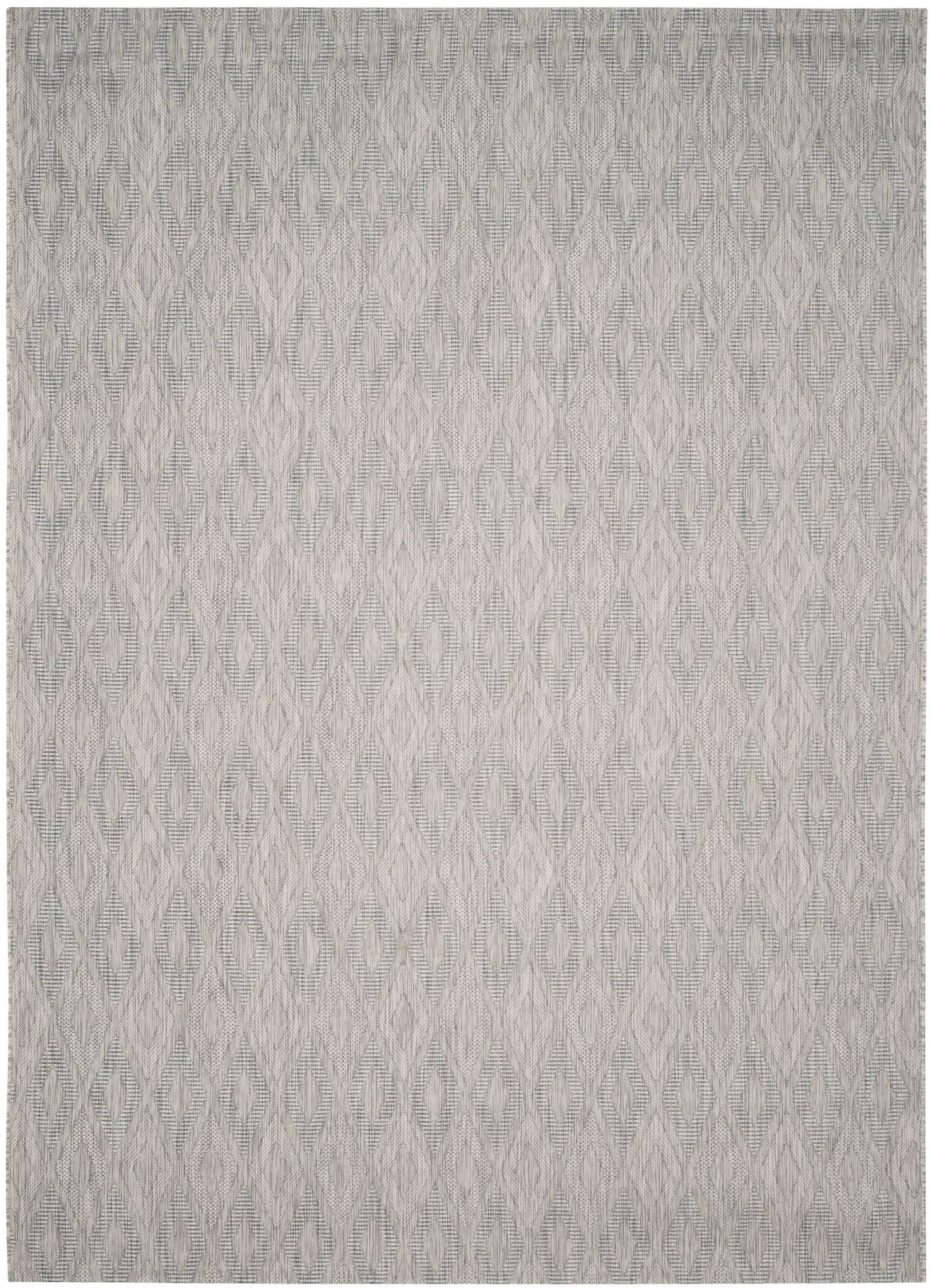 Courtyard CY8522 Power Loomed Indoor and Outdoor Area Rug - Grey/Grey - 8'x10' - Safavieh