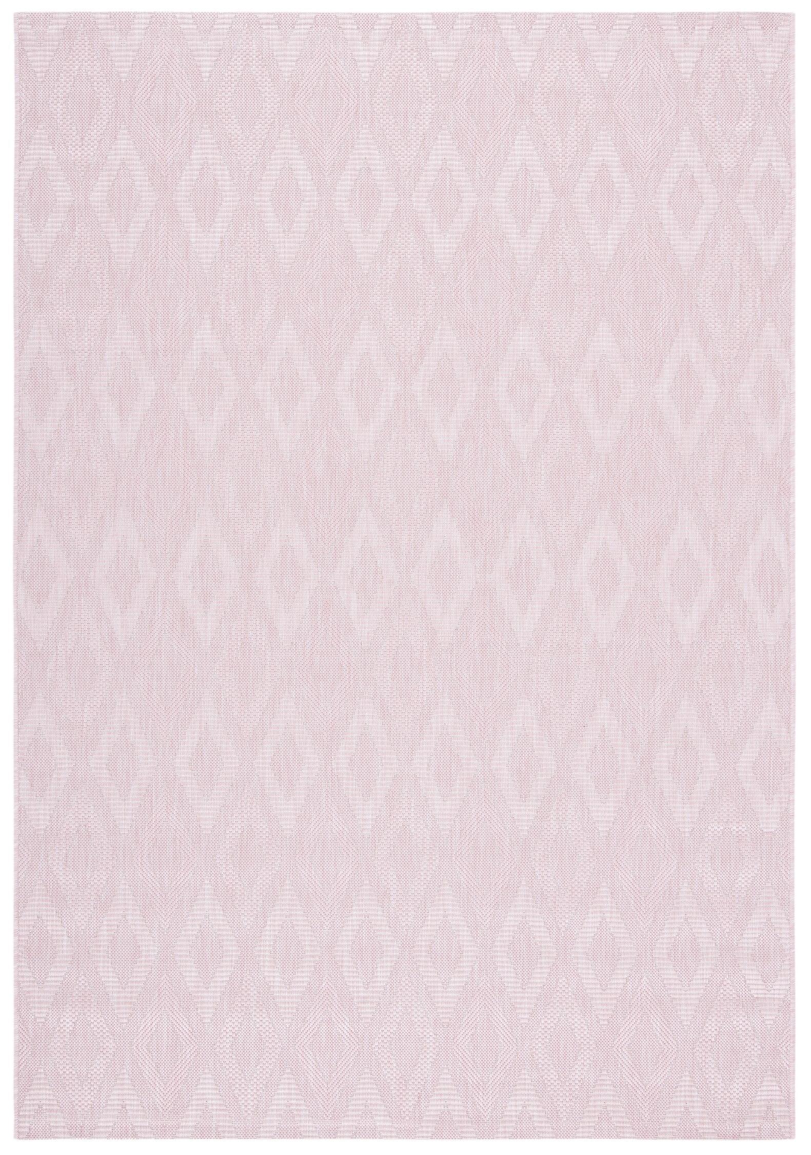 SAFAVIEH Courtyard Teodor Geometric Indoor/Outdoor Area Rug, Pink, 2'7" x 5'