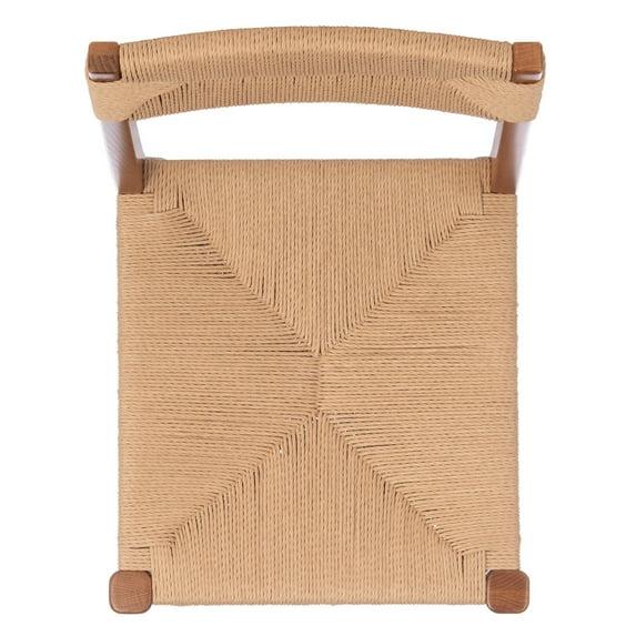 SAFAVIEH Couture Cody Coastal Rattan Solid Dining Chair, Natural (Set of 2)